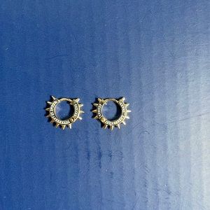 14 K Yellow Gold Huggies